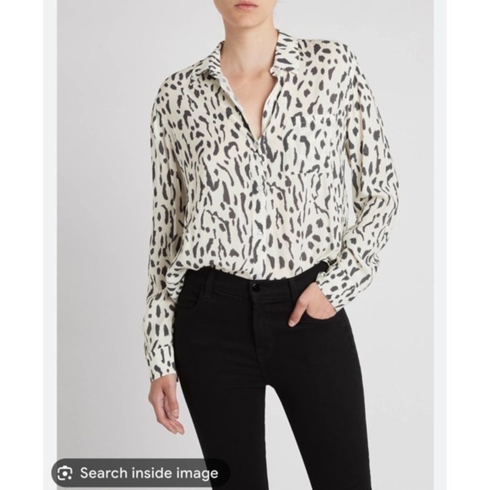 Rails Rocsi shirt Ivory Cheetah